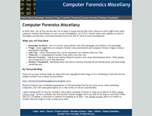 Tablet Screenshot of computerforensics.parsonage.co.uk